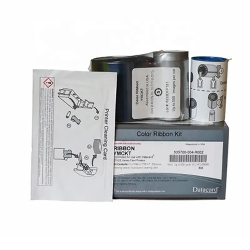 Original Datacard 535700-004-R002 YMCKT Color Ribbon for CD800 Printer