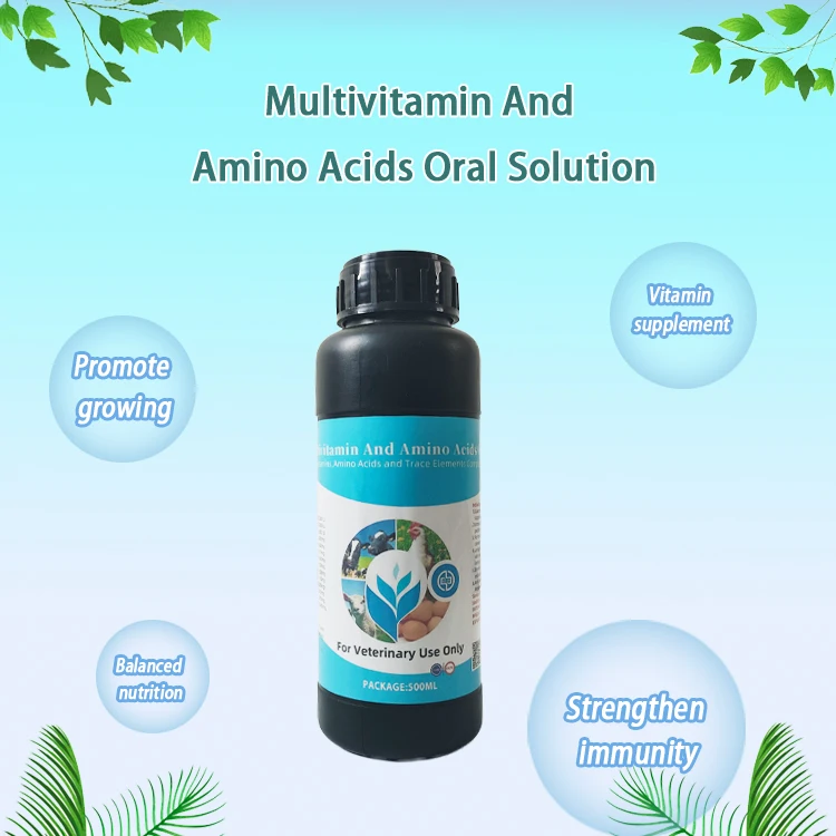 Oral Solution Multivitamins AD3E Chicken Booster Livestock Vitamin Premix for Poultry and Cattle Use