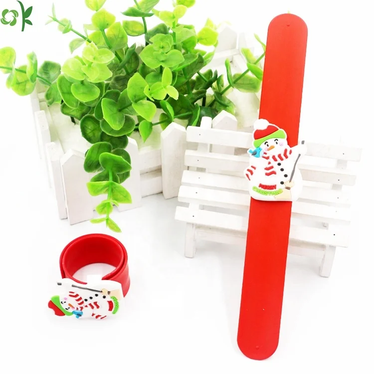 OKSILICONE Factory Price Wholesale Silicone Wristband Bracelet Slap Bracelet For Decoration