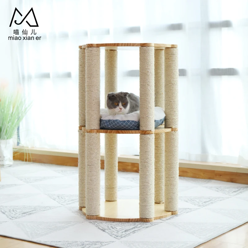 Fun furniture climbing gyms  tree tower cat trees for big cats