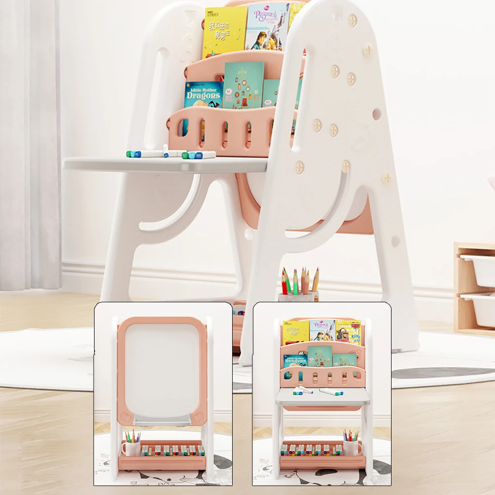 5 in 1 Mini Magnetic Board Stand Drawing Toys Doodle Dry Erase Books Children Easel Magic Foldable Kids Painting Writing