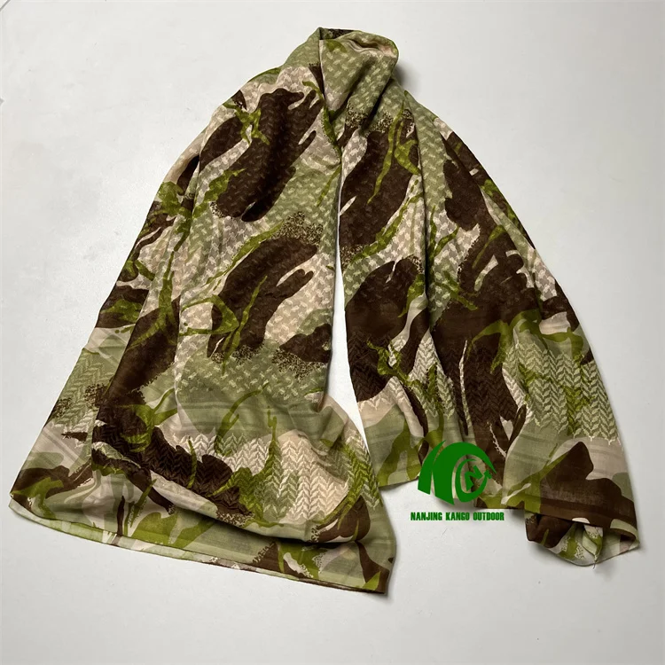 Kango Camouflage Color Custom Keffiyeh Palestine High Quality Tactical Desert Yashmagh Shemagh