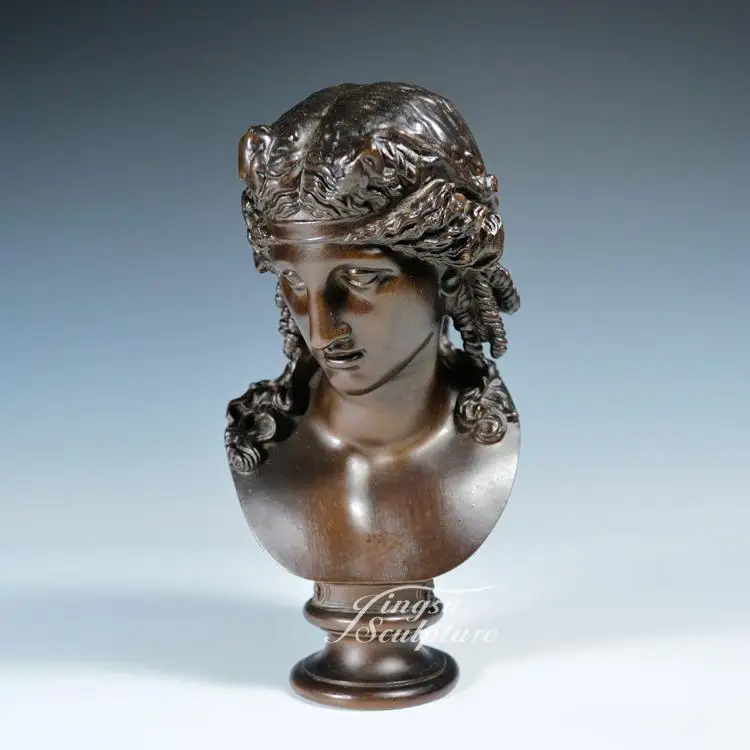 Популярный дизайн латунный Женский манекен голова бюст