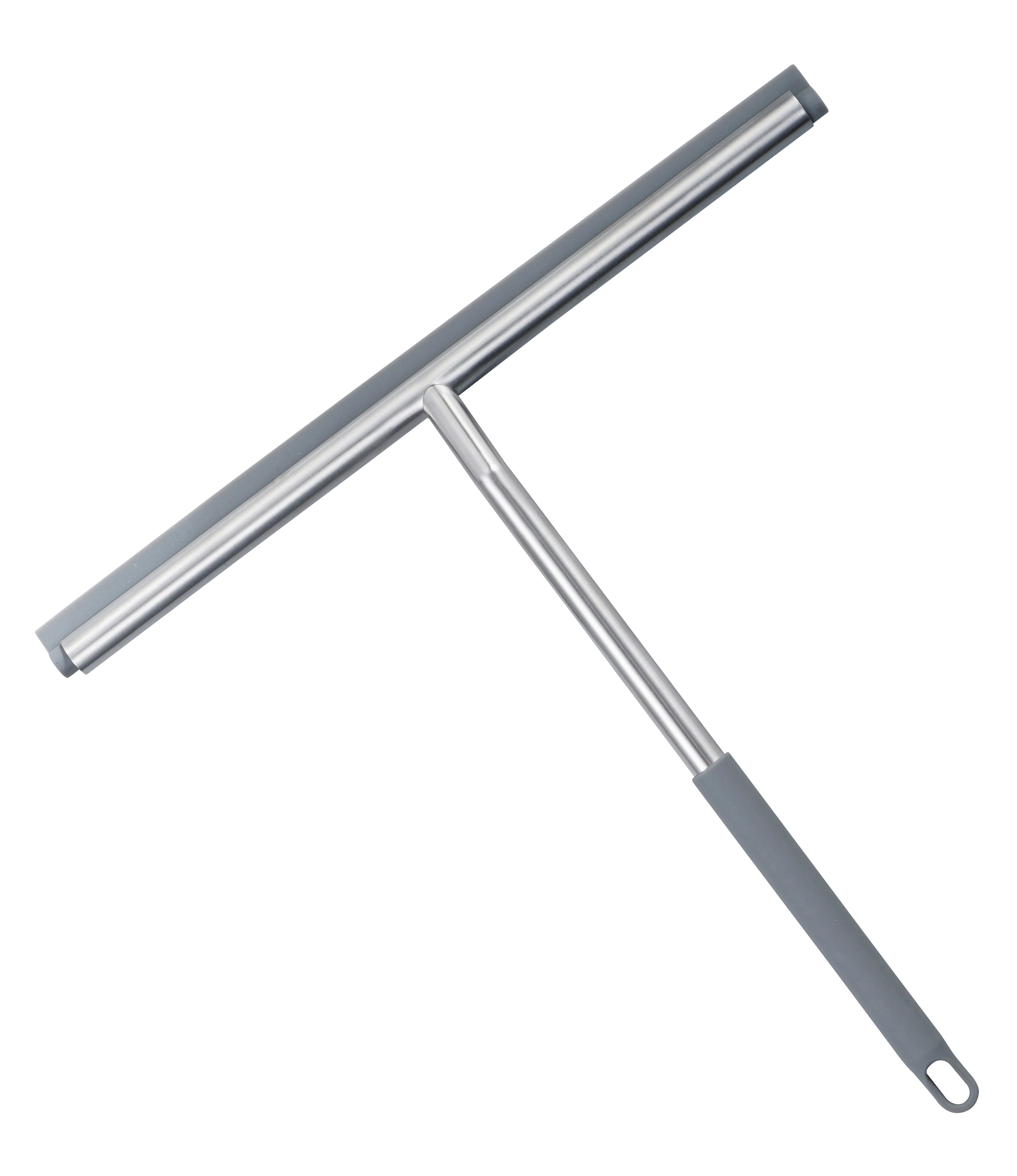 grey Window Glass Wiper Shower Squeegee Factory Stainless Steel with silicone handle