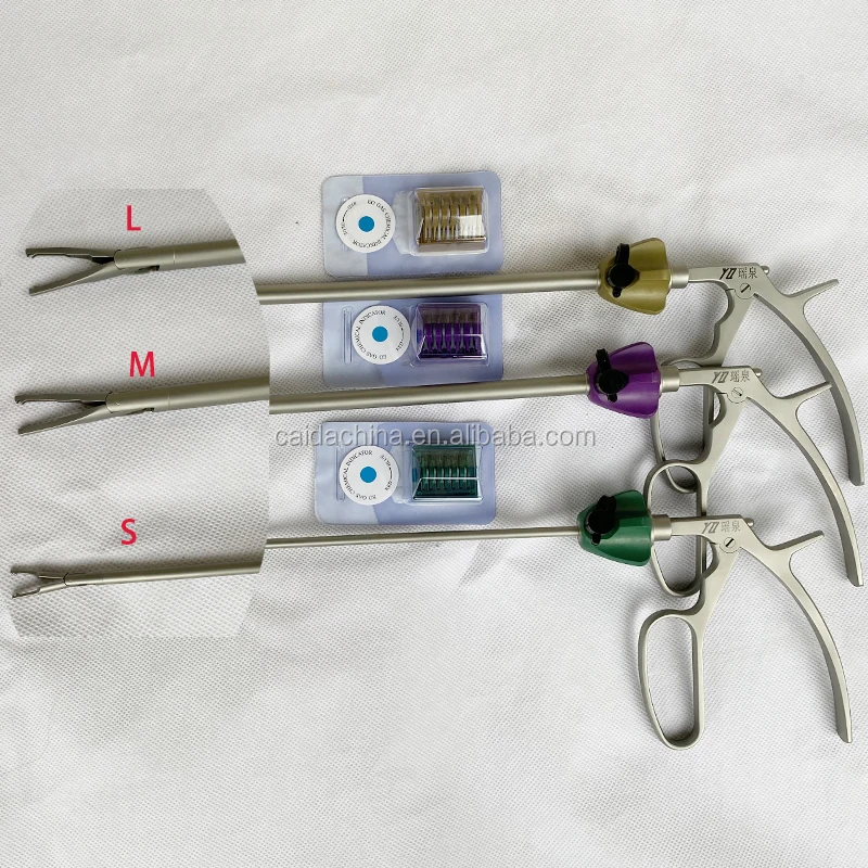 factory directly Polymer ligating clips,laparoscopic plastic ligation hemolok clips S M L Hook Suction