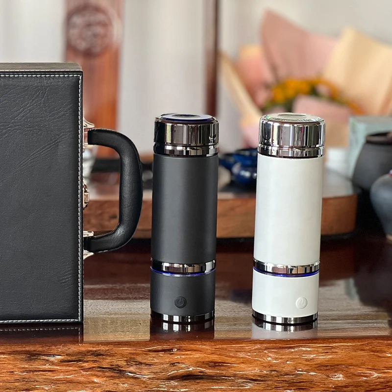 Портативный генератор ионизатор H2 богатый стеклянный фильтр водородом пластиковая Щелочная бутылка для воды с