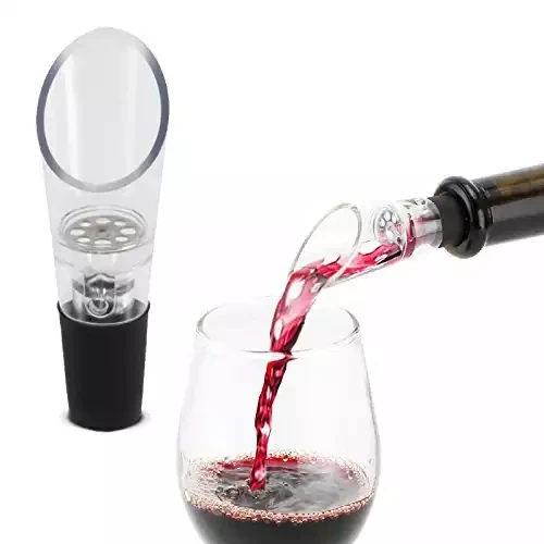 2023 Amazon Best Sellers Premium Quality Bar Accessories Tool Wine Decanter Pourer Aerator Pourer with Filter