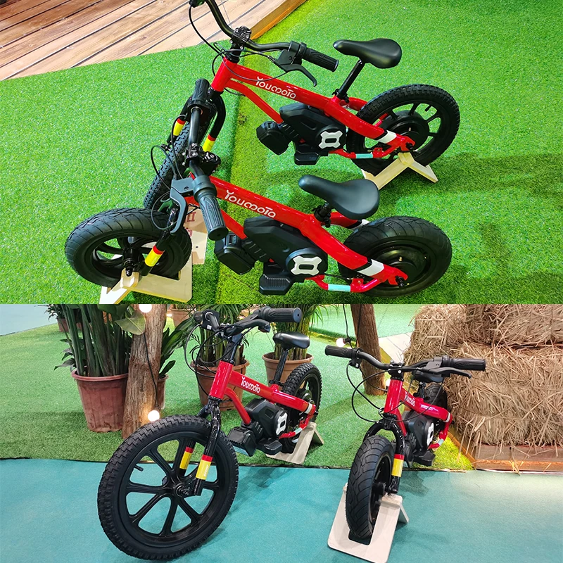 Well-balanced 2 Wheel Kids Balance Bike with Pedal 16Inch 150W Motor Powered by 4Ah Battery Balance Bike Electric Kids Load 75Kg