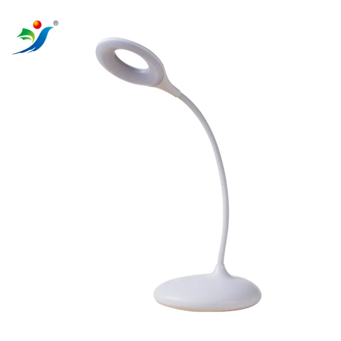 3-step Dimming Cordless Rechargeable Table Lamp Eye-Caring LED Desk Lamp with Flexible Gooseneck