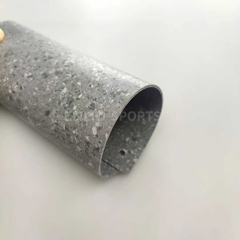 Enlio Factory Price Waterproof Mat Rubber Bathroom Office Flooring Plastic Tiles Homogeneous Floor Mat Pvc Roll