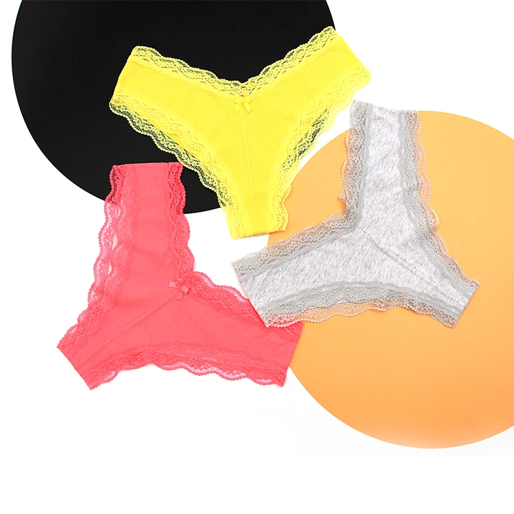 Женские трусики Jali, мягкие женские трусики на заказ, сексуальные кружевные трусики, хлопковое женское нижнее белье