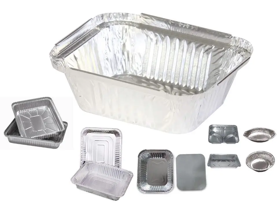aluminum foil container oval
