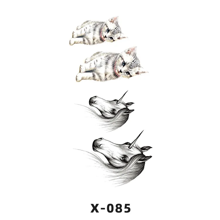 Natural Temporary Tattoos Wholesale Printing Hand Body Painted Semi Permanent Fashion Tattoo Stickers