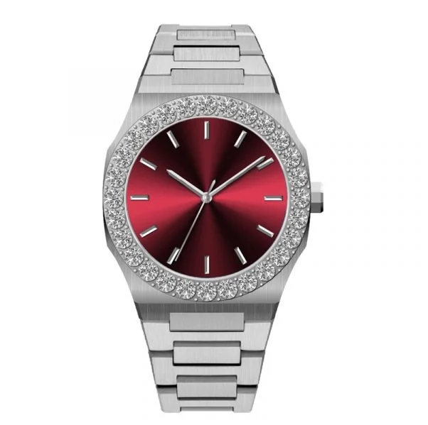 Manufacturer Brand OEM ODM Custom Luxury iced out VVS 1 Moissanite Mechanical watch for men