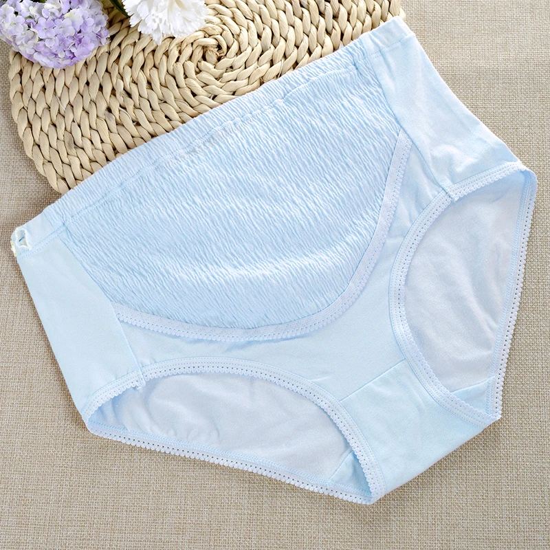 
Women High Waist Maternity Cradle Briefs Postpartum Pregnancy Cotton Panties Pregnant Underwear 
