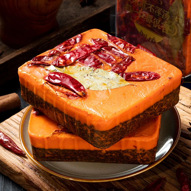 QINMA chinese vegetarian hotpot broth mala flavor base OEM 360g