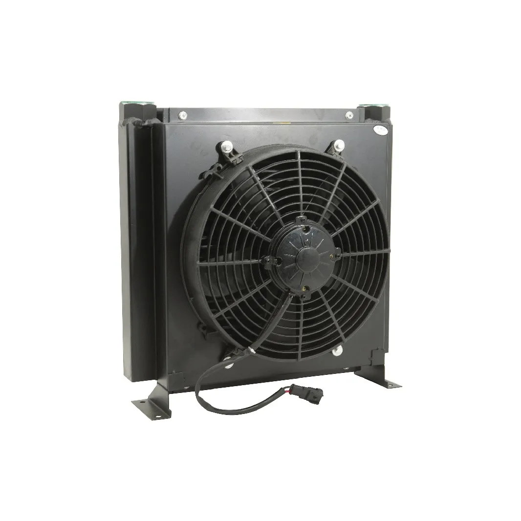 Vacuum brazed aluminum alloy plate fin heat exchanger cooler for forestry machinery wood-falling machine