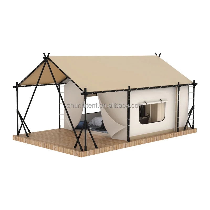 Glamping Safari Tent Luxury Canvas Resort Hotel Outdoor Camping Safari Tent