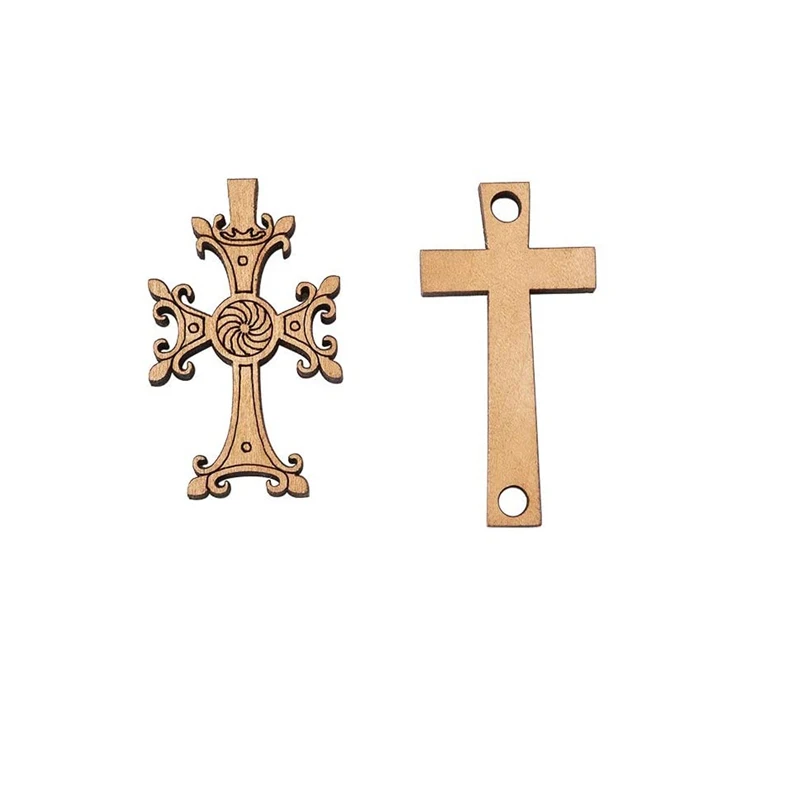 
Wholesale natural hard wood Egyptian cross pendant wood religious pendant 