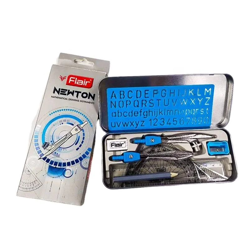 flair math set stationery item , mathematical instruments compass geometry set