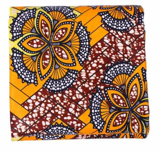 Custom Glitter African Wax Printed Fabrics, High Quality 100%Polyester Super Fabric Hollandais/