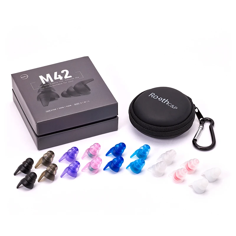 CE ear plugs noise cancelling high fidelity silicone earplugs for music sleeping motorcycle