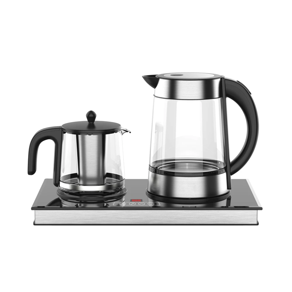 Стеклянный чайник Samovar, электрический чайник с быстрой кипящей водой, наборы для кофе и чая, новый дизайн