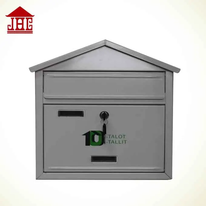 High Quality Weatherproof Outdoor Wall Mounted Mailbox Modern Steel Letter Box for Apartment & Office Use