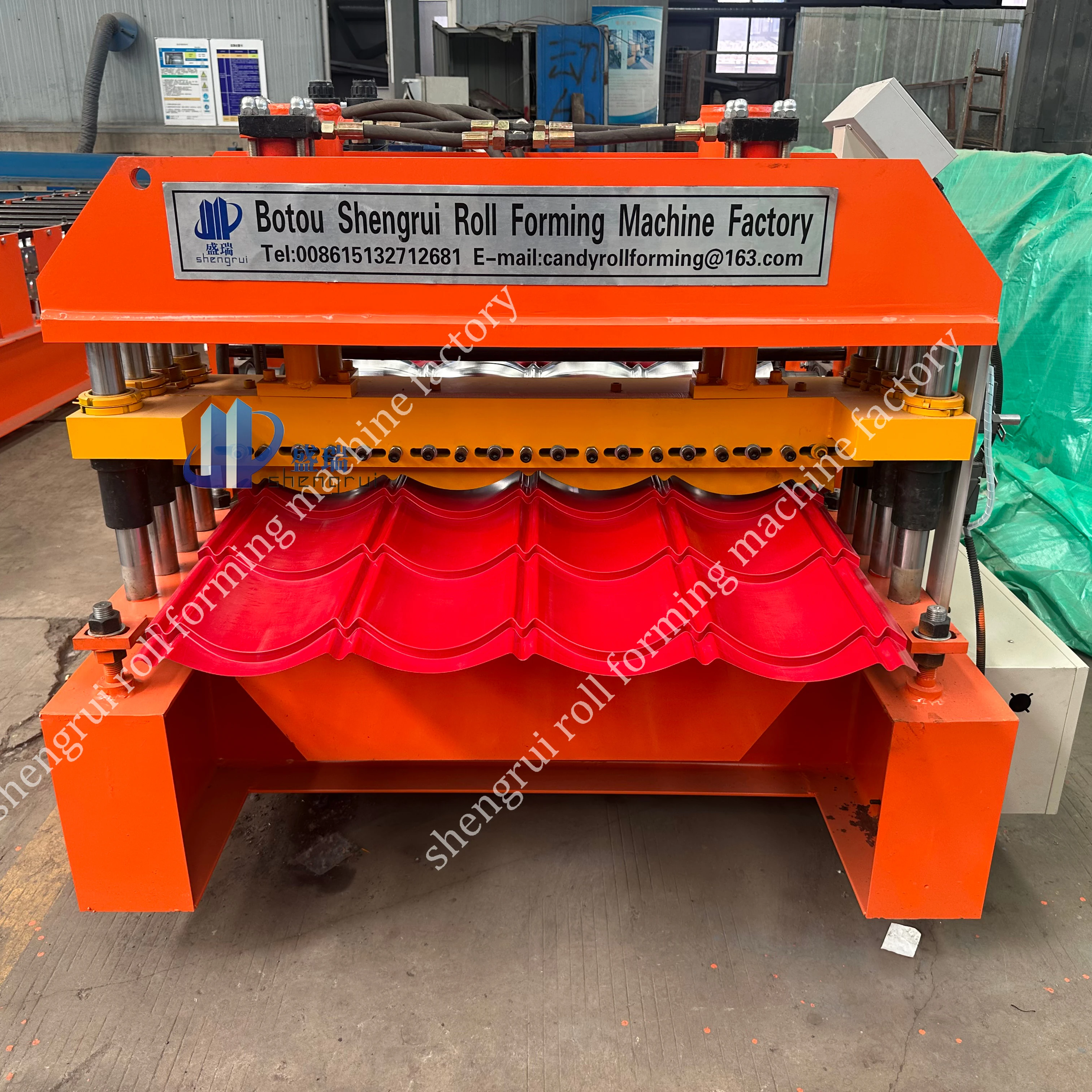 Galvanized Steel Z Tile Roof Metal Roofing Sheet Making Glazed Tile Roll Forming Machine Price