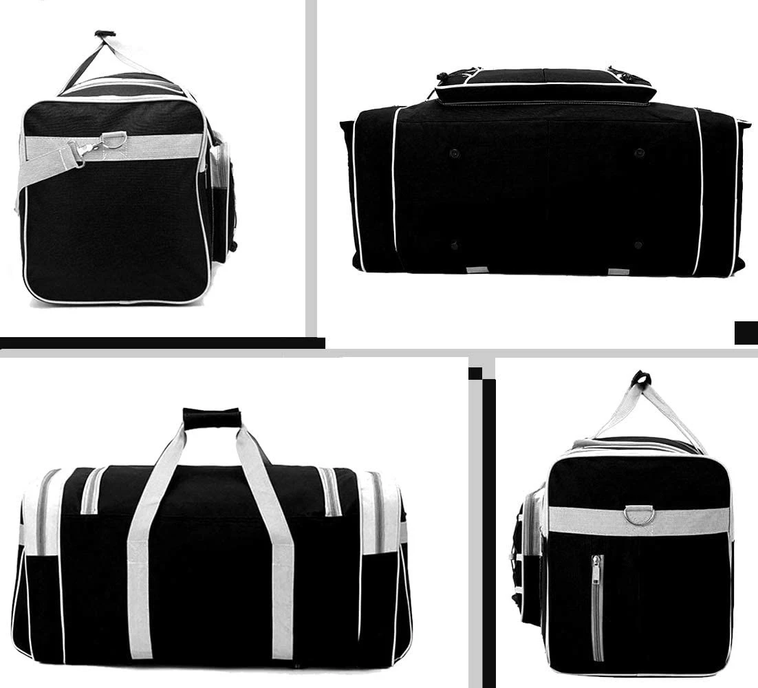 FREE SAMPLE Travel Duffel Bag 65LFoldable Weekender Overnight Bag Cloth Large Gym Luggage Duffel Water-proof&Tear Resistant