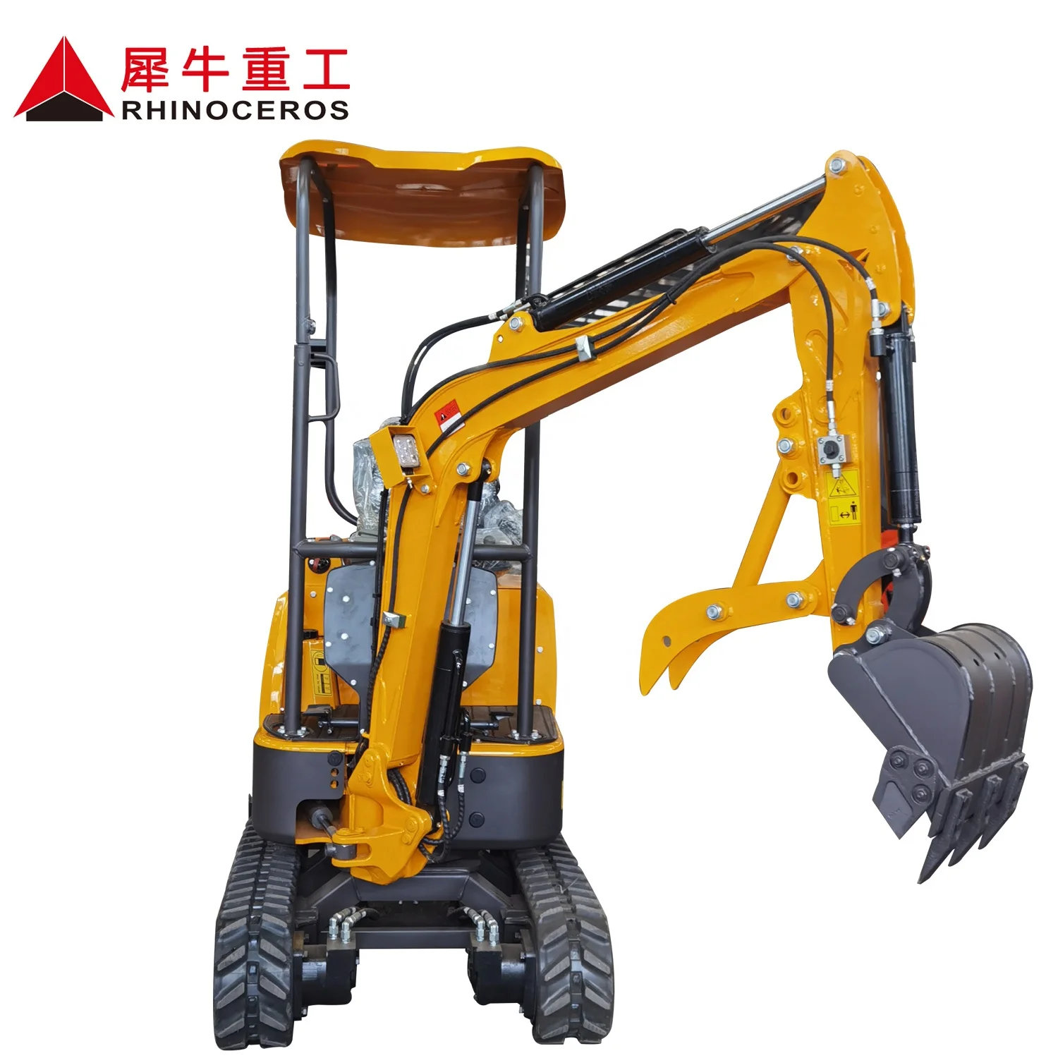 Rhinoceros 1.2 ton crawler excavator new excavator price for XN12 Euro V Emission Excavator swing boom