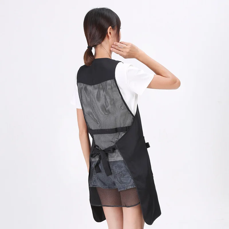 Hair Stylist Barber Capes and Beauty Salon Hairdresser Smocks Jackets Mesh Back Vest