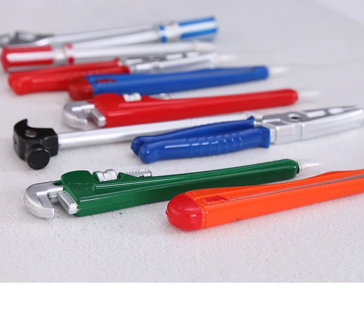 Novelty Tool Pens Set Tire Shaped Pen Holder Writing Ballpoint Pens for Office Home School Supplies