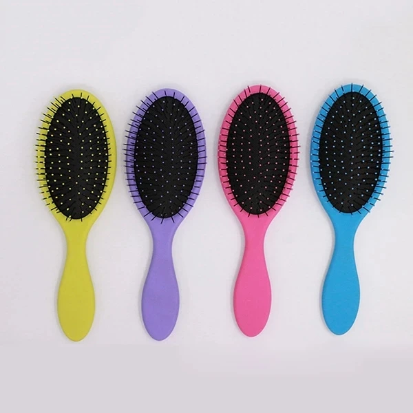 Custom logo Detangle Hair Brush Salon Hairstyles Comb Wet Dry Scalp Massage Brushes