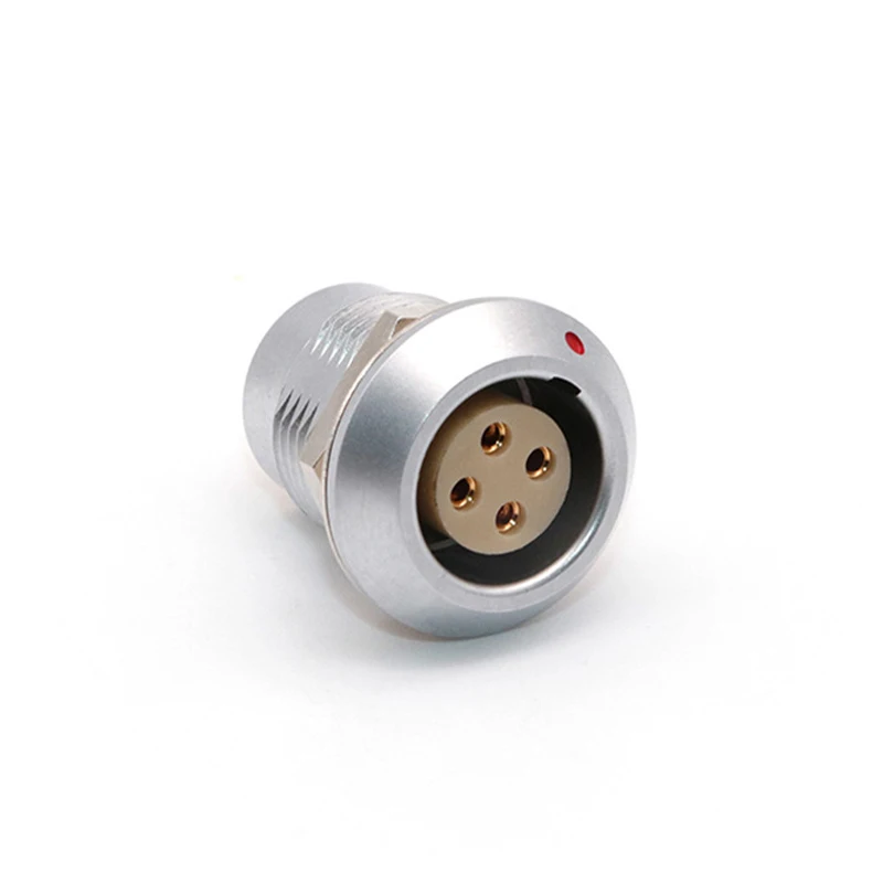 HGG 00B Series Waterproof or Vacuum tight IP50 Female Fixed Socket 2P 3P 4P 5P MGG. Push Pull Connectors