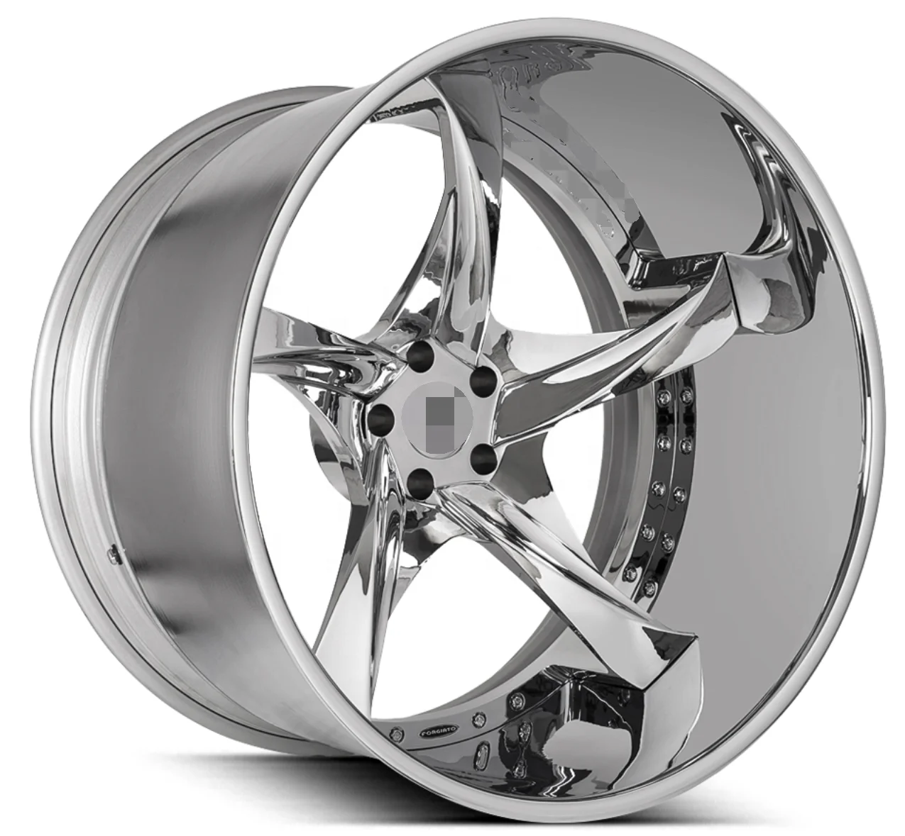 Made in china high-quality car rim  ET35 forged alloy wheels PCD  5x108 5x112 5x120 Forged car wheels 2 piece  3 piece of forged