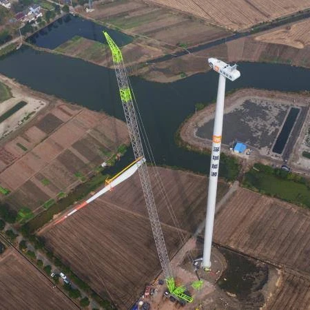 Китай, Zoomlion Zcc8800w 2 мВт, ветряная турбина 650 тонн, гусеничный кран