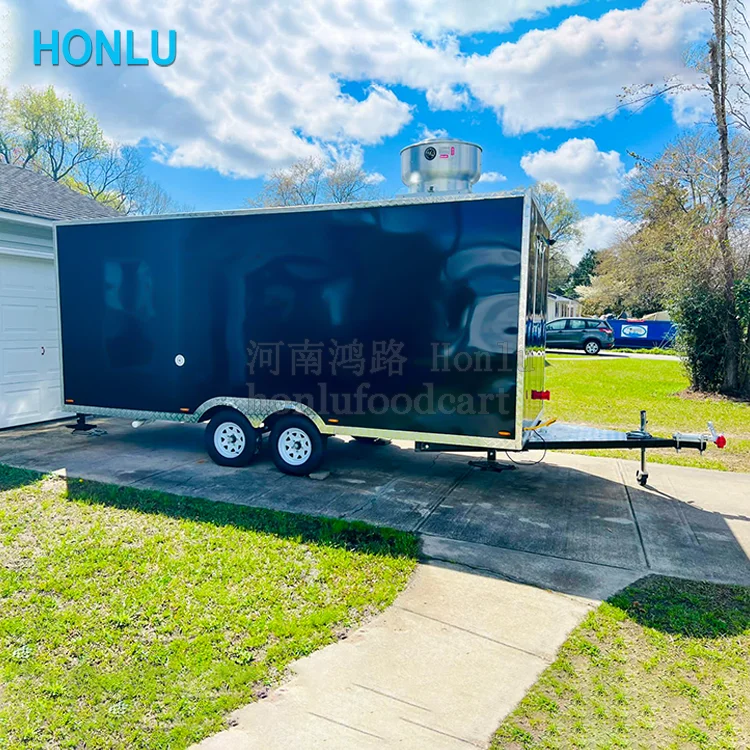 Market Outdoor Retail Smoothie Concession Trailer Food Trailer Burger Stalls Bbq Food Trailer