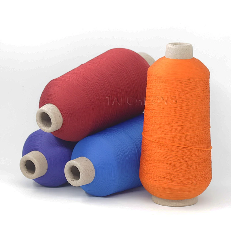 
Colorful Nylon high-stretch yarn 100D for elastic webbing or hemming-stitch 
