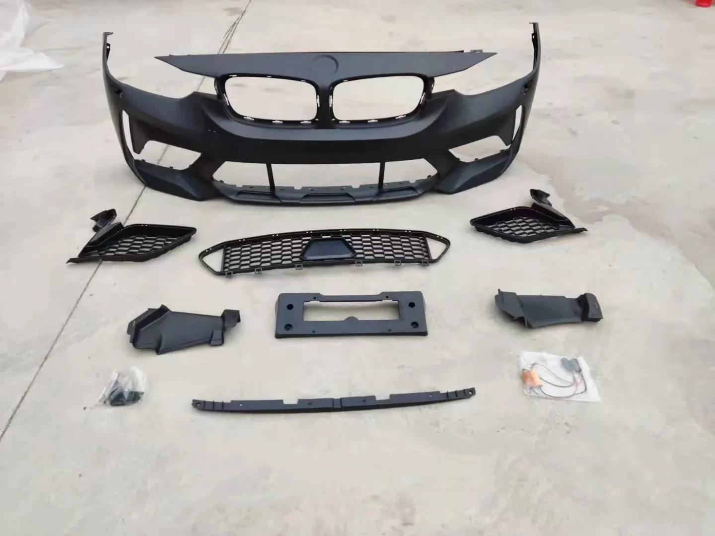 M2 Competition Style Front Bumper For BMW 3 Series F30 To BMW M2C Front Bumper Body Kit