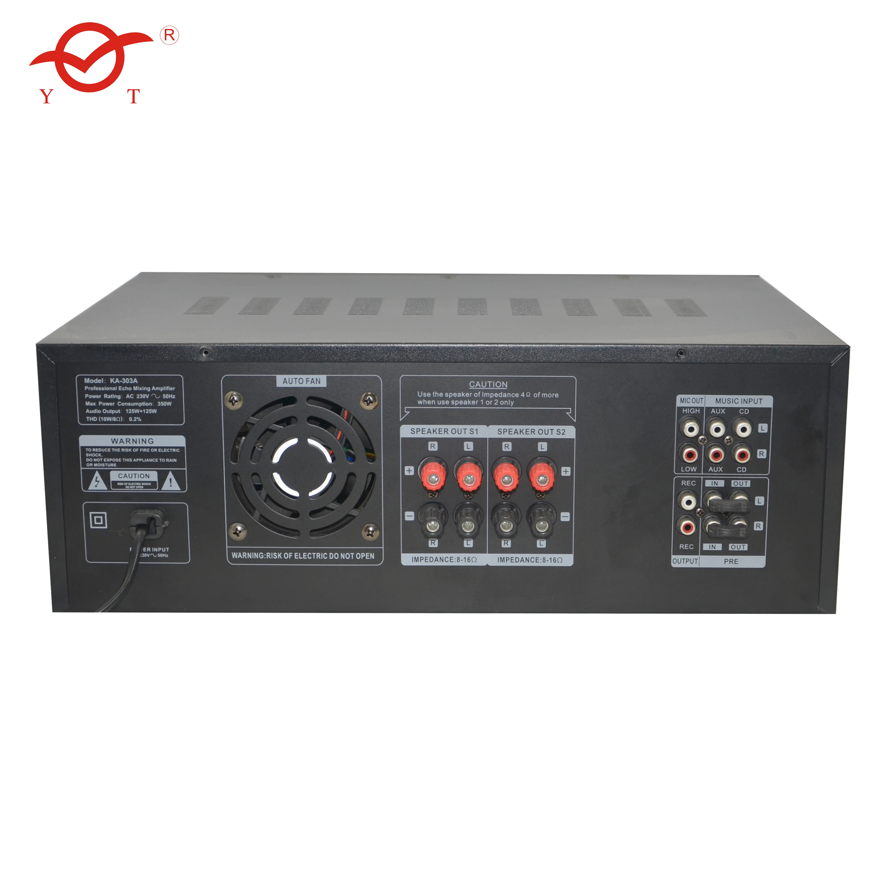 Профессиональный dj-миксер YATAO высокой мощности цифровой usb Hi-Fi 5 1 канальный линейный 1u усилитель для домашнего