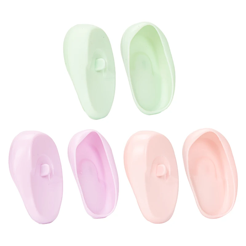 Soft Earmuffs Reusable Silicone Ear Protectors Waterproof Ear Covers Shield for Hair Dye Shower Bathing Hair Styling Tools