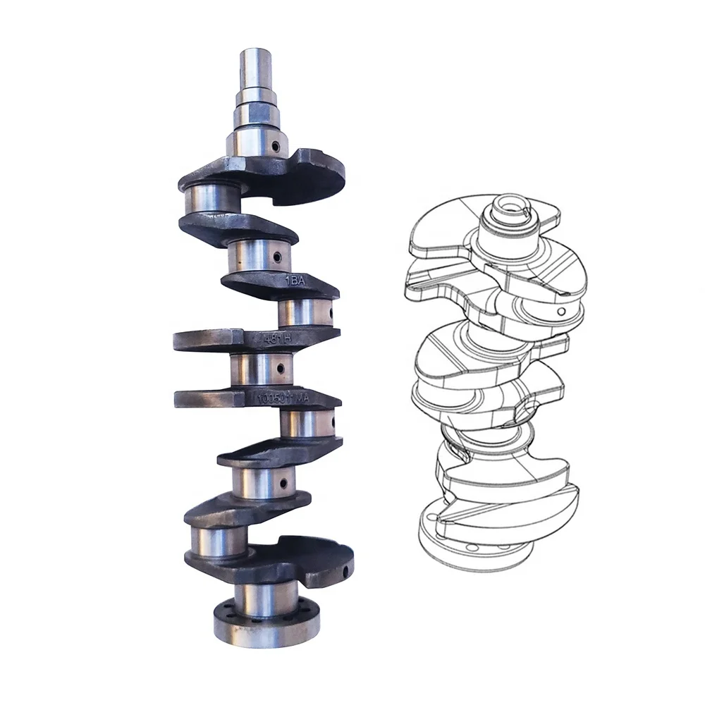 Auto Parts crankshafts Eight holes for chery A3 A5 TIGGO v5 481H-1005011 crankshaft engine crankshafts
