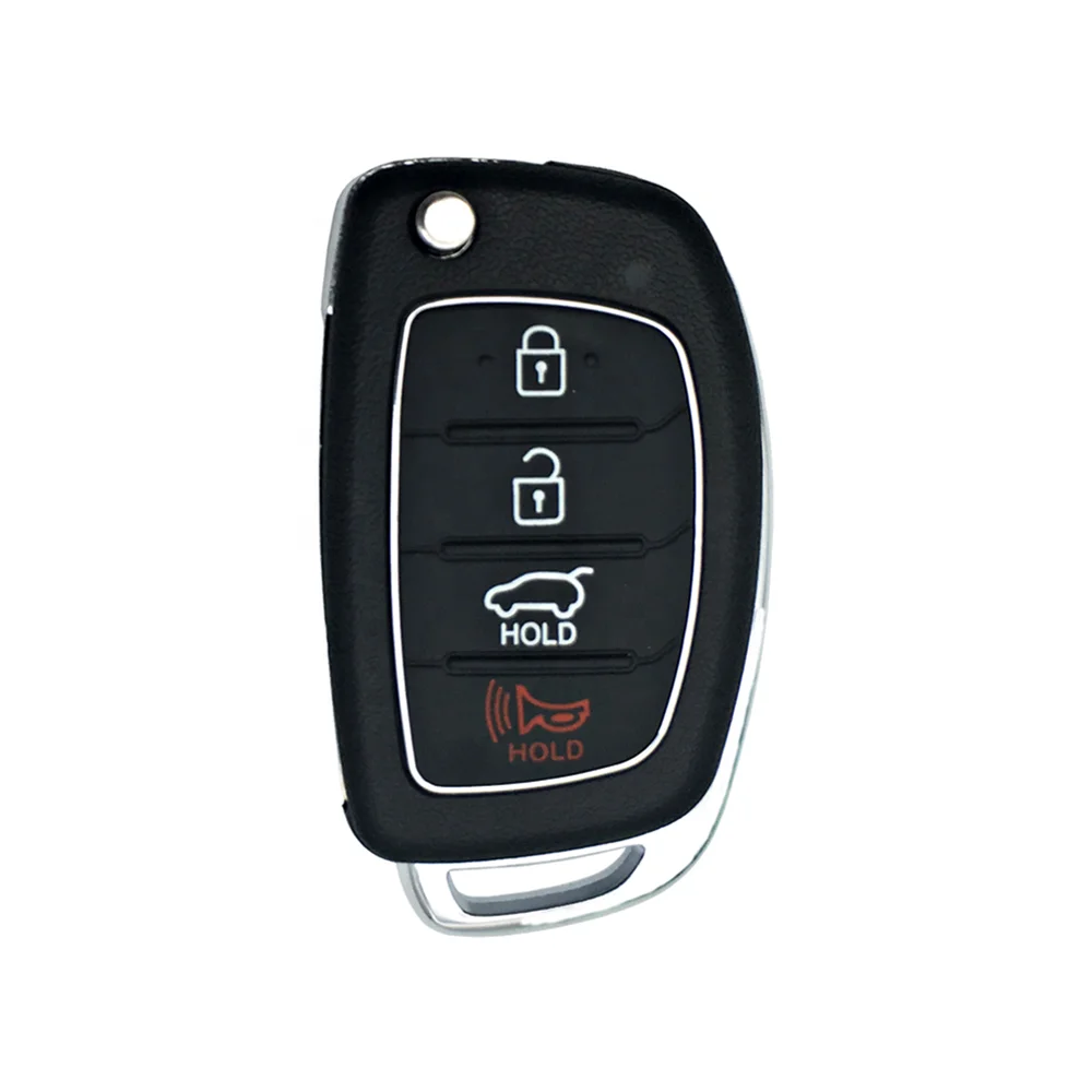 4 Buttons Flip Remote Key Shell Fob Cover Housing Fit For Hyundai i10 i20 i30 i35 i40 Genesis Auto Key