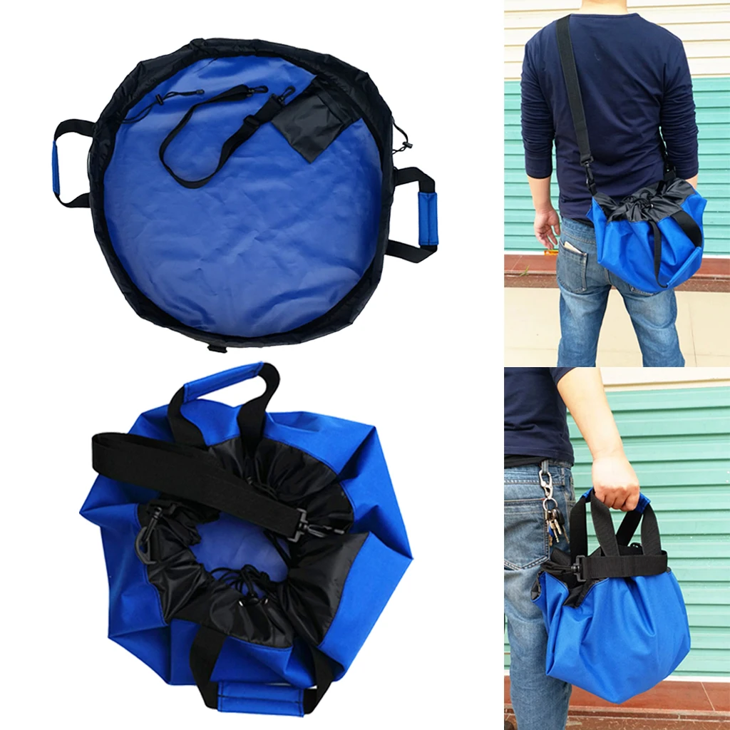 Portable Waterproof Fabric Wetsuit Changing Mat Dry-Bag with Handles Straps for Surfing Surf Canoeing Climbing Fishing Golf Acce