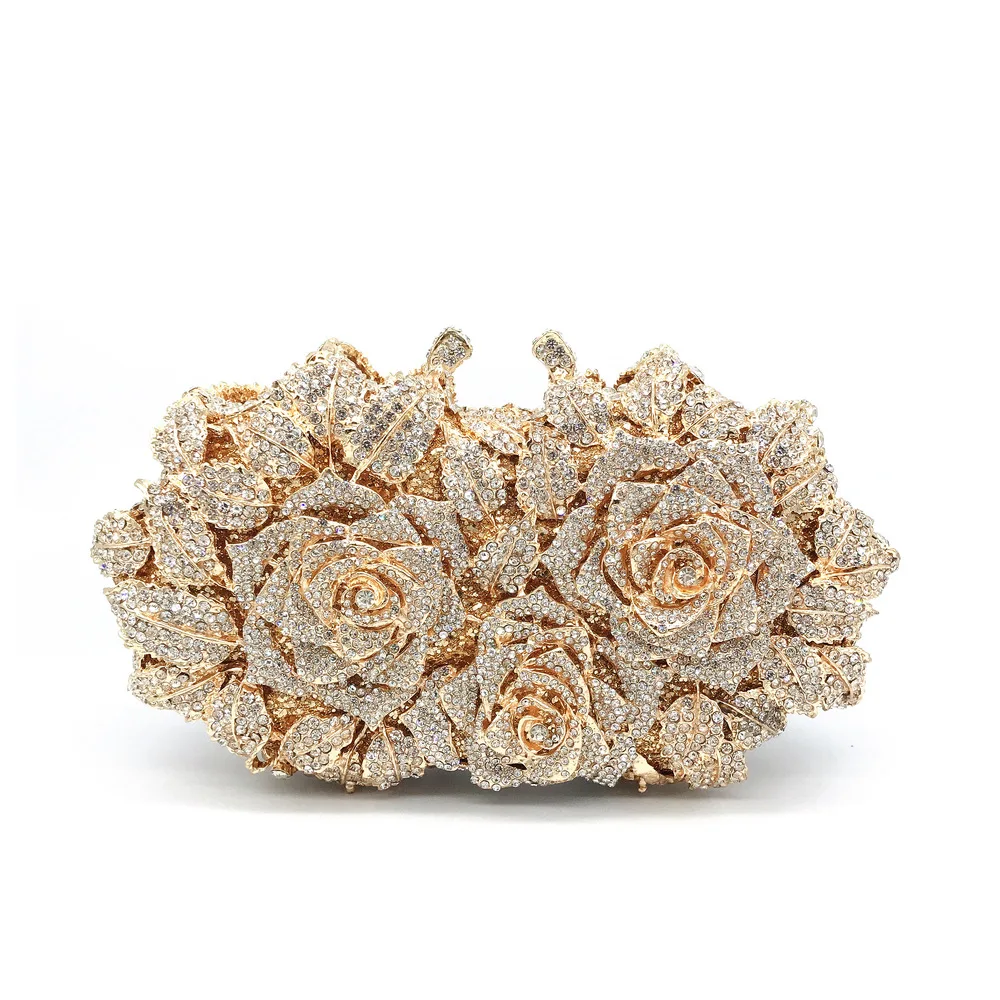 Fashion Ladies Party Hold Bag Diamond Bright Solid pattern clear Dinner Party bag women high quality purse