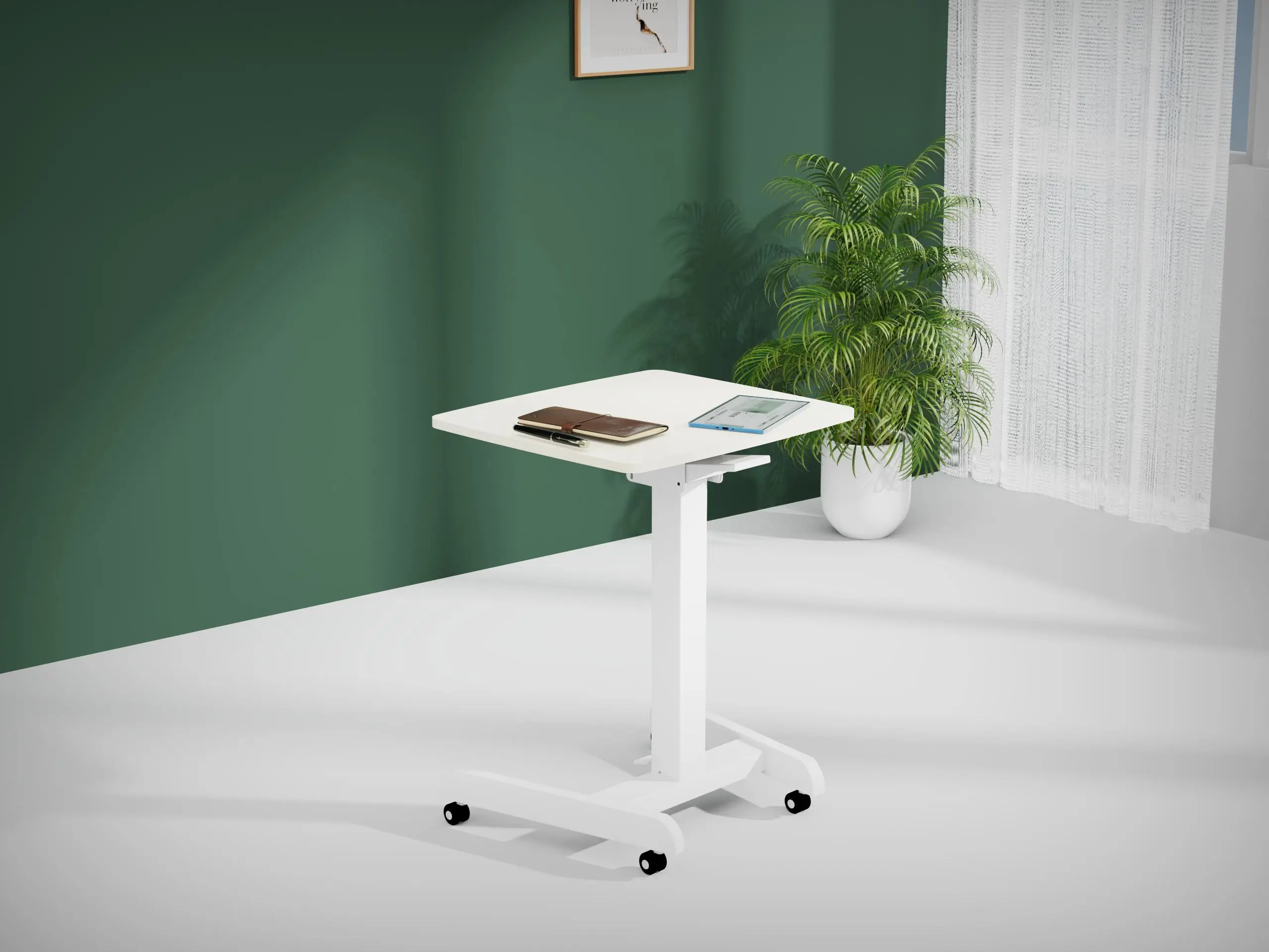 High Quality Office Lecture Desk Computer Desk Controllable Height Adjustable Angle Podium Desk