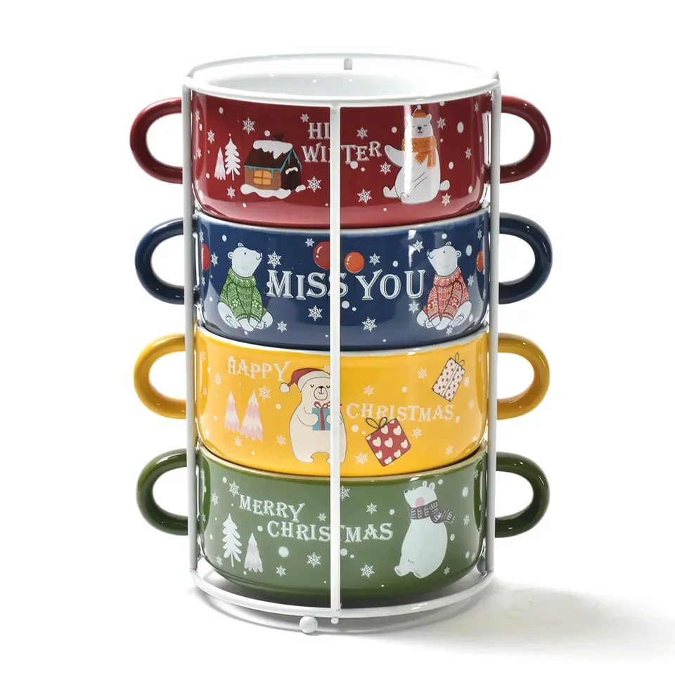 Wholesale Custom Decorative Bowl Gift Set Ceramic Japanese Miso Soup Bowl Restaurant Customized Modern 