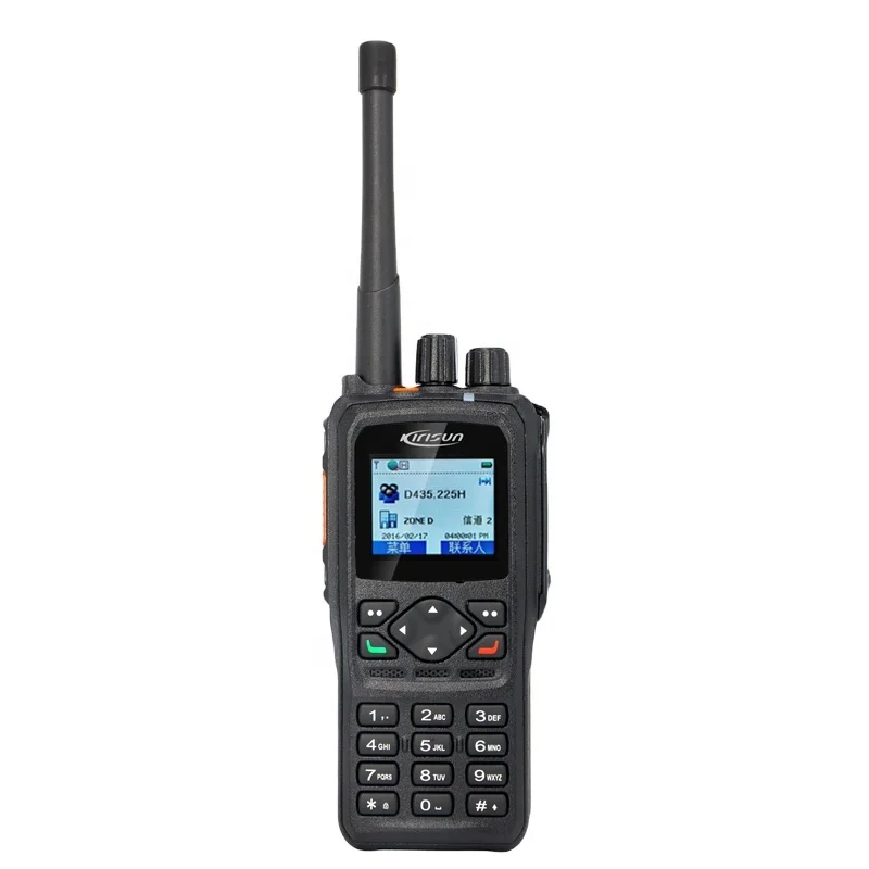 KIRISUN DP990 DMR professional portable radio walkie talkie with full key-pad and display compatible DP4800 DP990