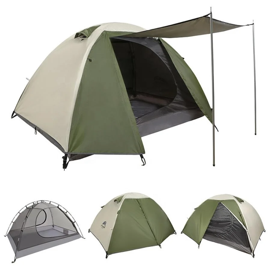 New Design High Quality Bell Canvas Tent Beach Tourist Folding Waterproof Outdoor Camping Tent